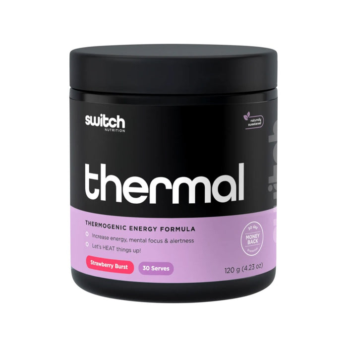 Switch Nutrition Thermal Thermogenic Energy Formula Strawberry Burst 120g