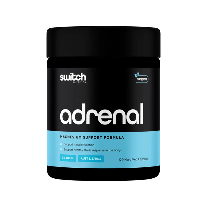 Switch Nutrition Adrenal Magnesium Support Formula Capsules 120 Caps