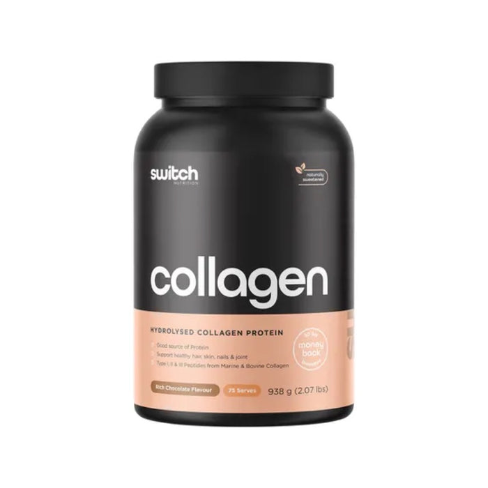 Switch Nutrition Hydrolysed Collagen Protein Rich Chocolate 938g