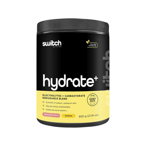 Switch Nutrition Hydrate+ Electrolytes & Carbohydrate Kiwi Watermelon 600g