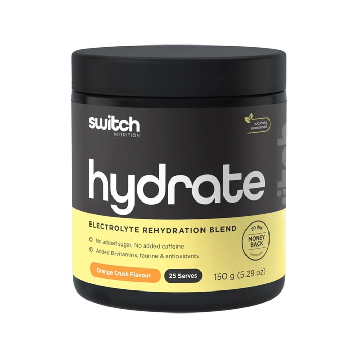 Switch Nutrition Hydrate Electrolytes No Added Sugar Orange Crush 150g