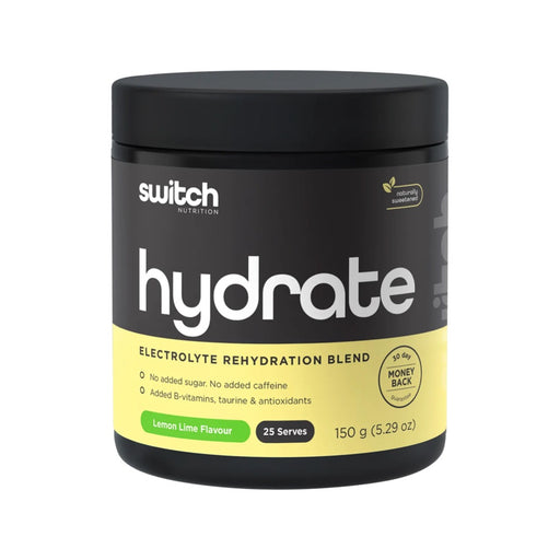 Switch Nutrition Hydrate Electrolytes No Added Sugar Lemon Lime 150g