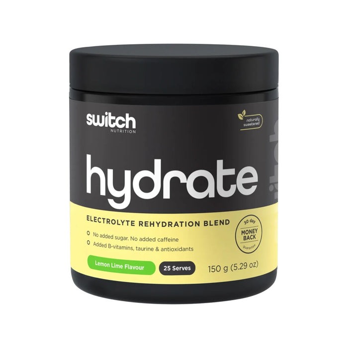 Switch Nutrition Hydrate Electrolytes No Added Sugar Lemon Lime 150g