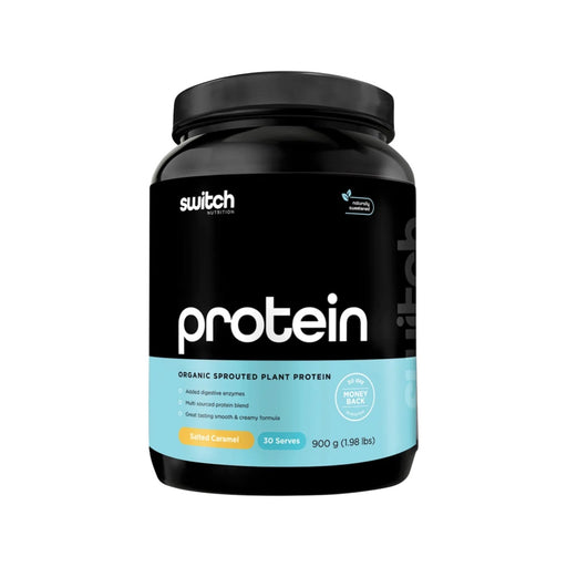 Switch Nutrition Protein Organic Sprouted Plant Salted Caramel 900g