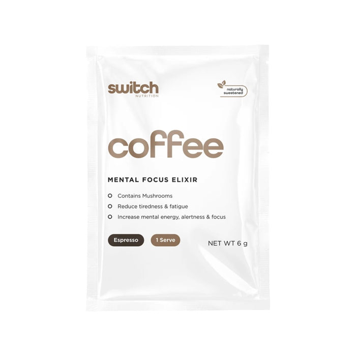 Switch Nutrition Coffee Mental Focus Elixir Espresso Sweetened 25pk