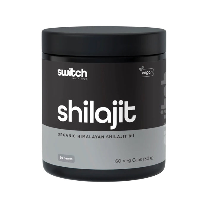 Switch Nutrition Shilajit Organic Himalayan Shilajit 8:1 60 Caps