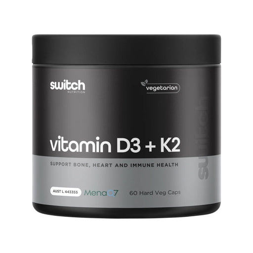 Switch Nutrition Vitamin D3 + K2 60 Caps