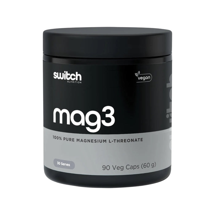 Switch Nutrition Mag3 100% Pure Magnesium L-Threonate 90 Caps