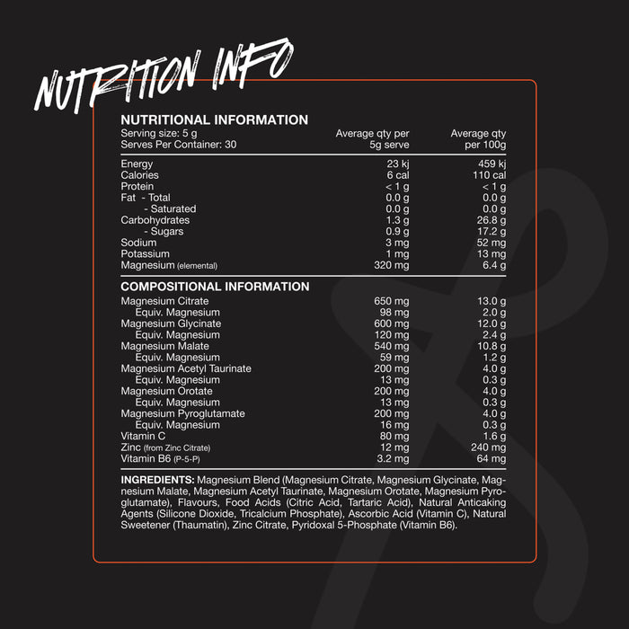 SWITCH NUTRITION Multi-Mag Perform Mango Passionfruit 150g
