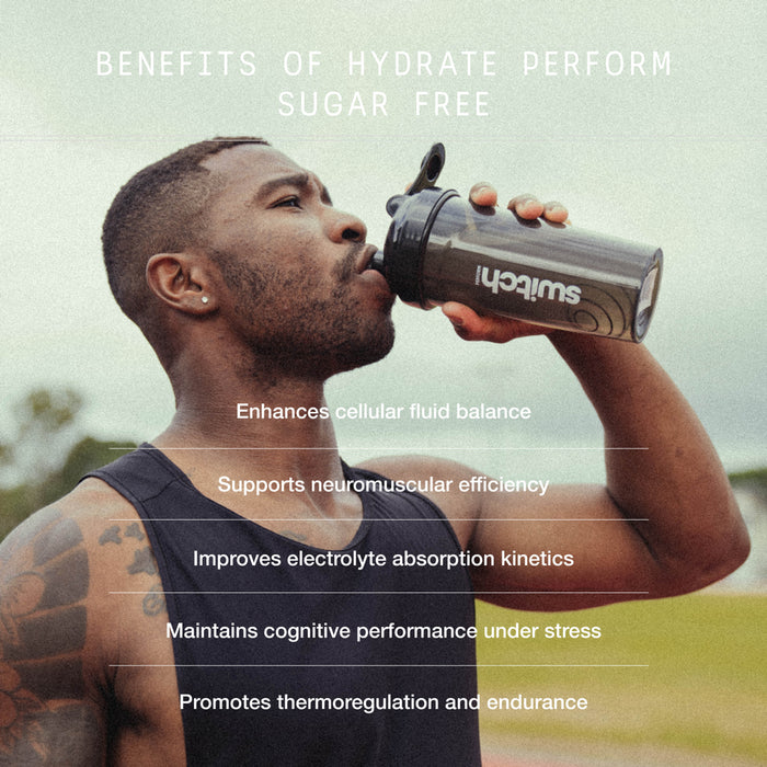 SWITCH NUTRITION Hydrate Perform Sugar Free Kiwi Watermelon 20x8.5g