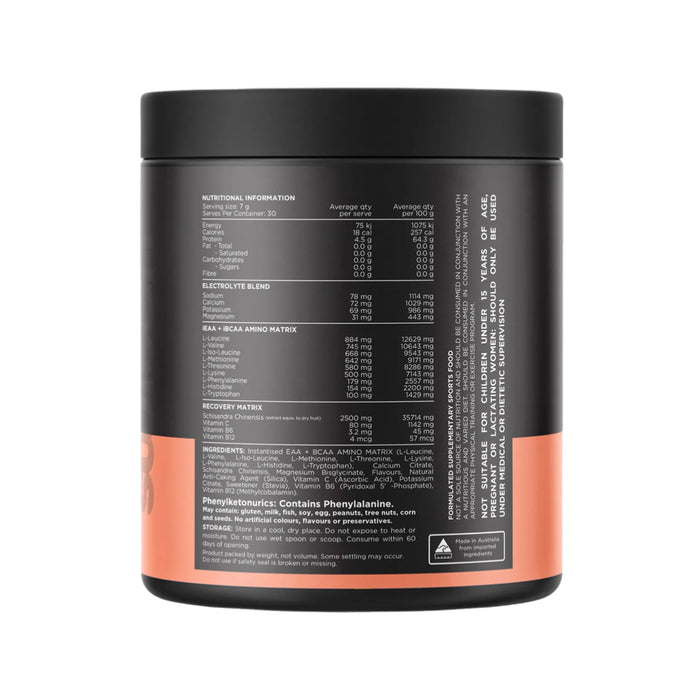 SWITCH NUTRITION Amino EAA & BCAA Electrolyte Recovery Watermelon 210g