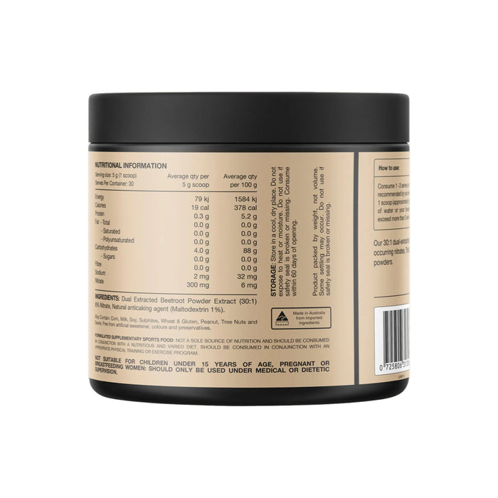 SWITCH NUTRITION Beetroot Triple Strength 6% Nitrate 30:1 Dual Extract 150g