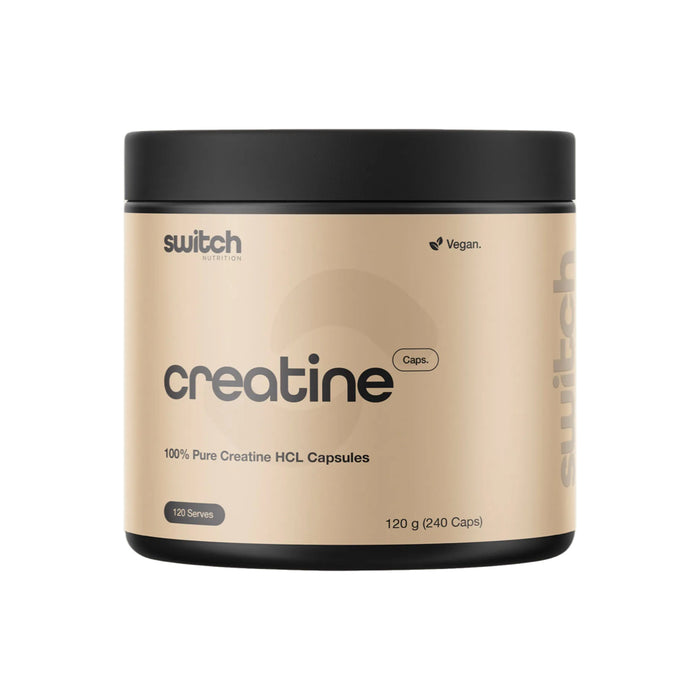 SWITCH NUTRITION Creatine 100% Pure HCL 240 Caps
