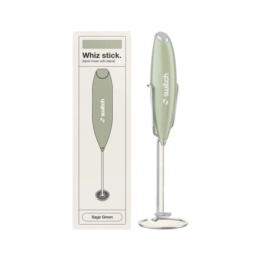 SWITCH NUTRITION Whiz Stick Electric Mixer Sage Green
