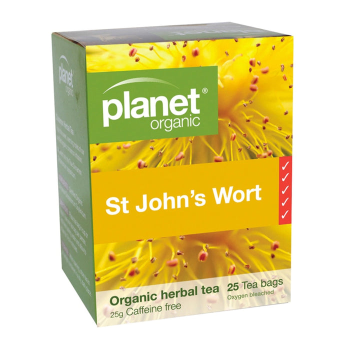 PLANET ORGANIC St John's Wort Herbal Tea25 Bags 1 Box