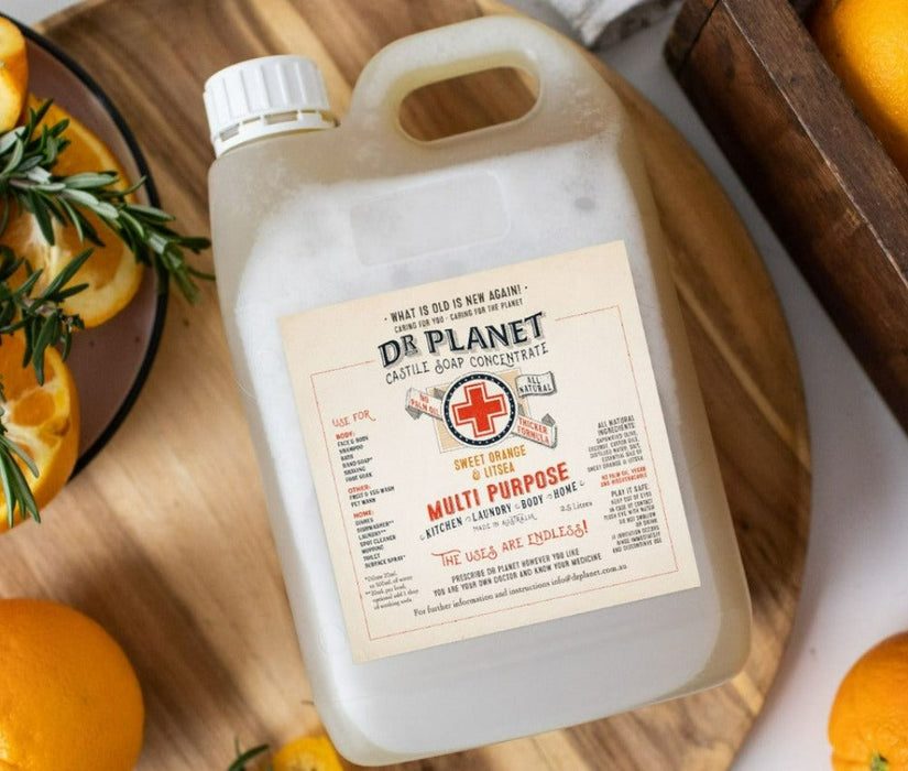 DR PLANET Castile Soap Sweet Orange & Litsea 2.5L