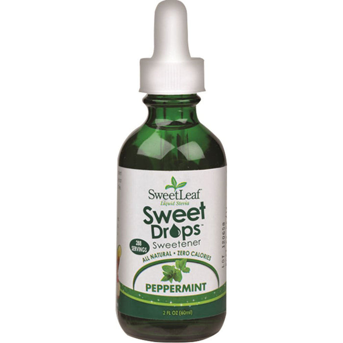 Sweet Leaf Sweet Drops Liquid Stevia 60ml Peppermint