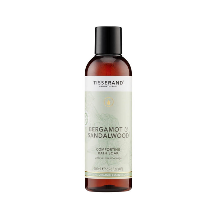 TISSERAND Bath Soak 200ml Comforting Bergamot & Sandalwood