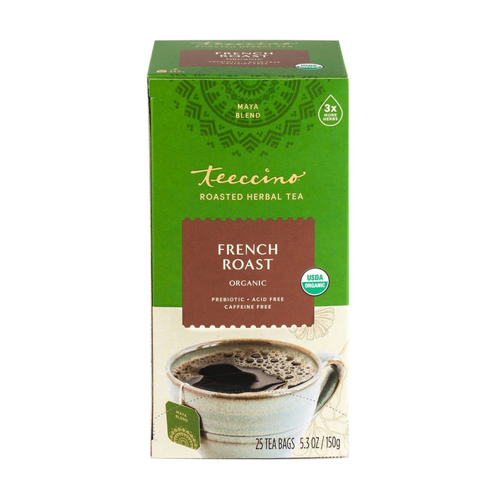 Teeccino Herbal Coffee French Roast 25 Tea Bags