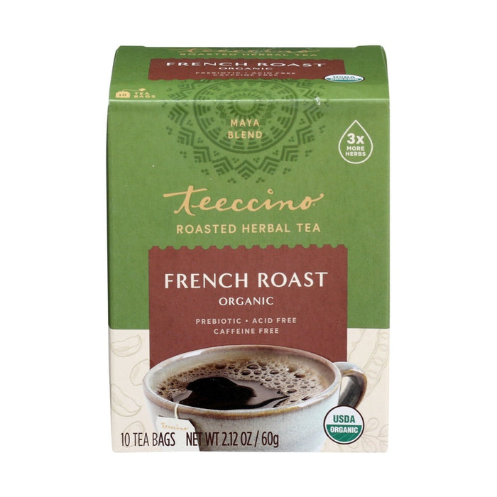 Teeccino Herbal Coffee French Roast 10 Tea Bags
