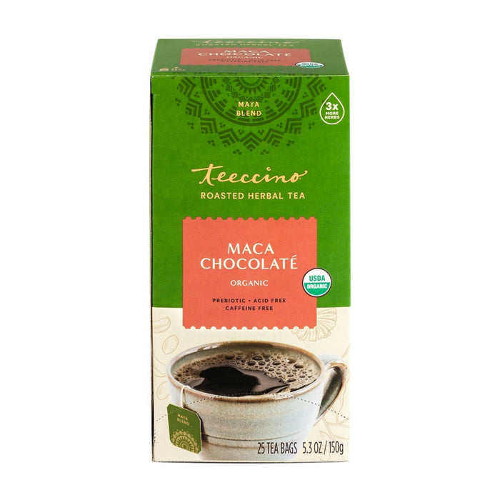 Teeccino Herbal Maca Chocolate 25 Tea Bags