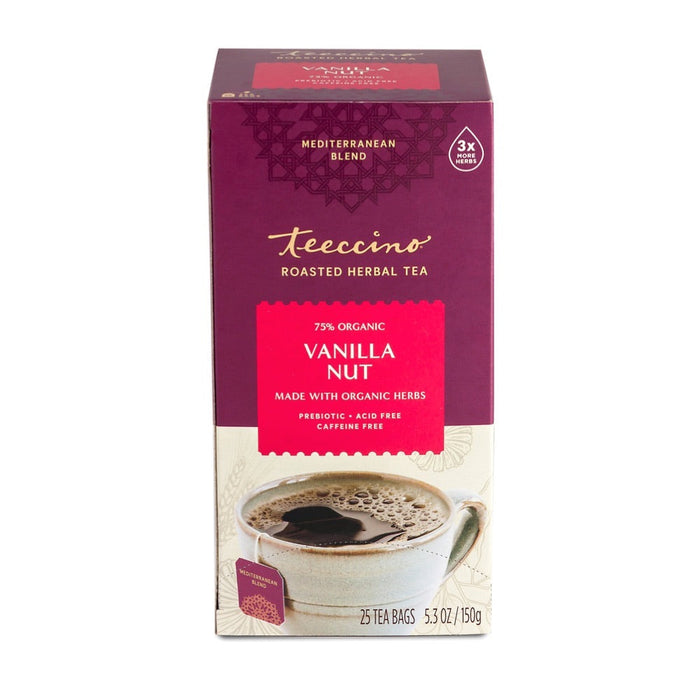 Teeccino Herbal Coffee Vanilla Nut 25 Tea Bags