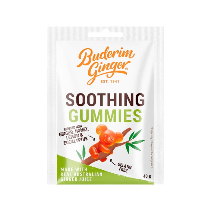 BUDERIM GINGER Soothing Gummies 12x40g