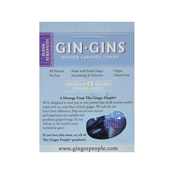 THE GINGER PEOPLE Gin Gins Ginger Candy Super Strength 84g 6 Boxes (Extra 5% off)