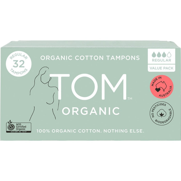 Tom Organic 32 Tampons Regular