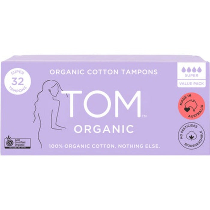 Tom Organic 32 Tampons Super