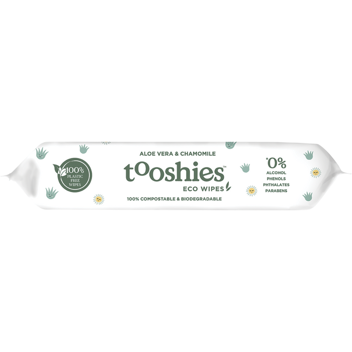 TOOSHIES BY TOM Pure Baby Wipes 70 side of pack