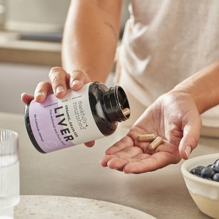 THANKFULLY NOURISHED Australian Organic Liver 180caps