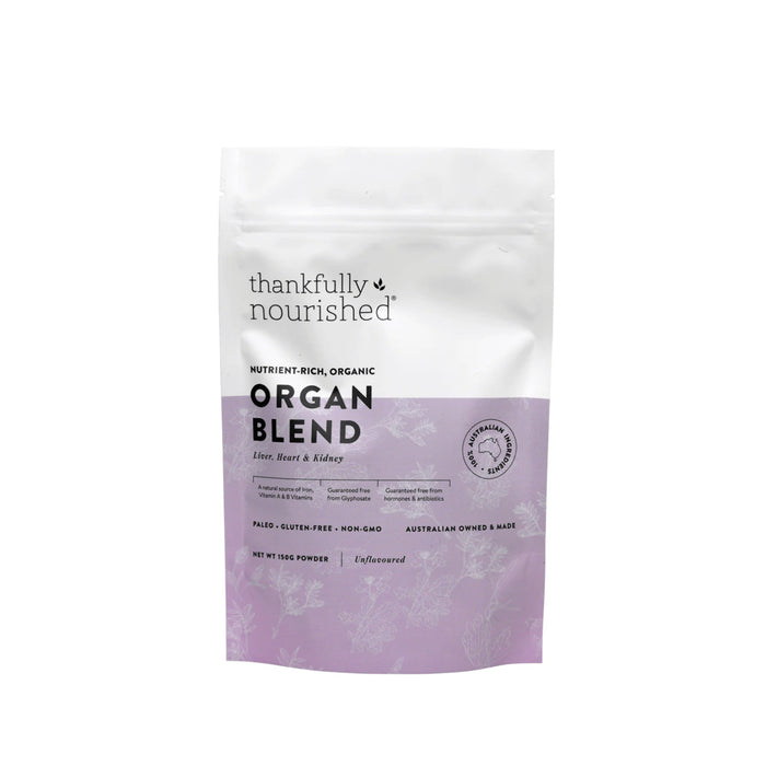 THANKFULLY NOURISHED Australian Organic Organ Blend 150g