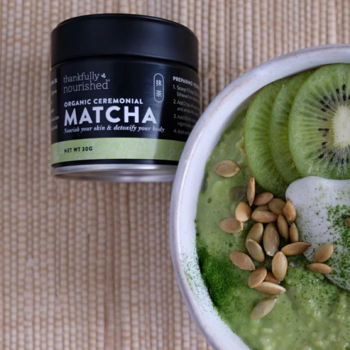 THANKFULLY NOURISHED Ceremonial Organic Matcha 30g