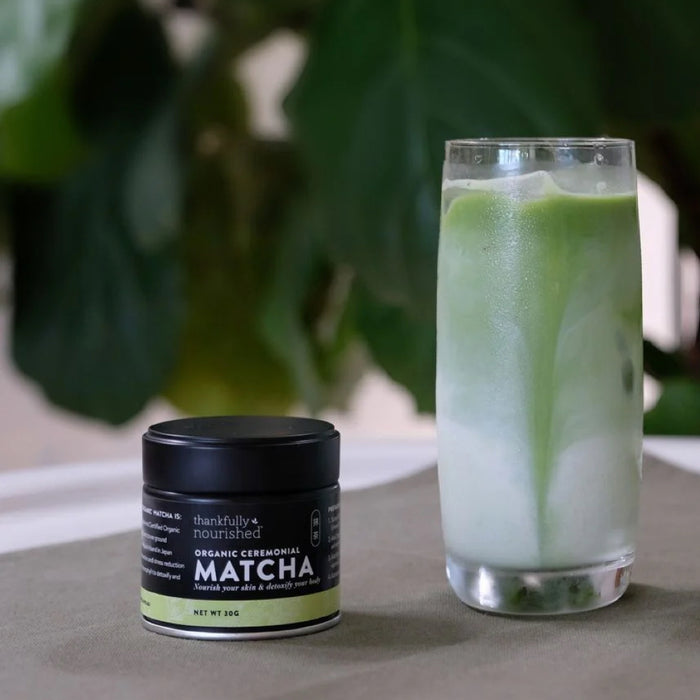 THANKFULLY NOURISHED Ceremonial Organic Matcha 30g