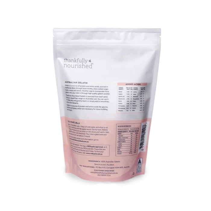 THANKFULLY NOURISHED Australian Gelatin 400g