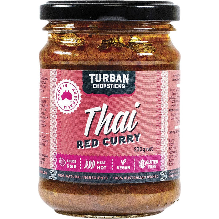 Turban Chopsticks Curry Paste 240g Thai Red Curry