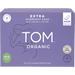 Tom Organic 8 Overnight Pads purple box frpnt over