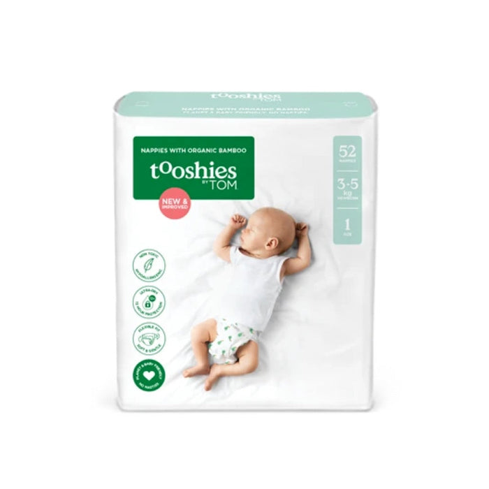 Tooshies By Tom Nappies (different sizes) Newborn 3-5kg
