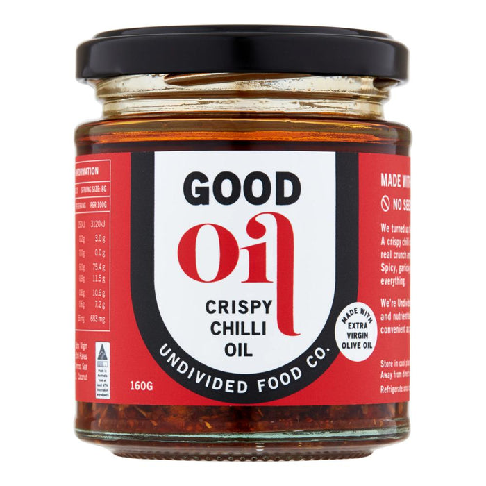 Undivided Food Co GOOD Oil Crispy Chilli Oil 160g