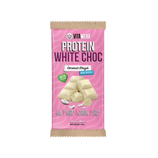 VITAWERX Protein White Choc Bar Coconut Rough 12x100g