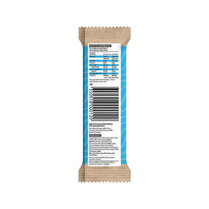 VITAWERX Protein Milk Choc Bar 12x35g