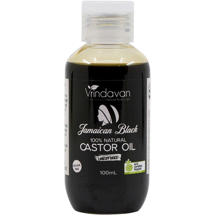 Vrindavan Jamaican Black Castor Oil 100ml Extra Dark Unrefined