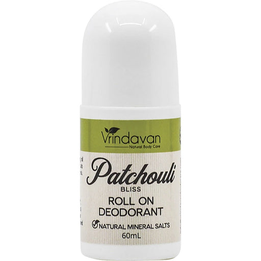 VRINDAVAN Organic Deodorant Roll On Patchouli Bliss 60ml