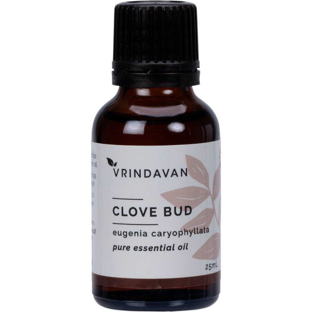 Vrindavan Essential Oil 100 Clove Bud 25ml — Australian Organic Products 5267