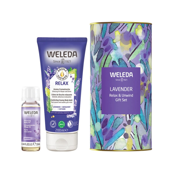 Weleda Relax & Unwind Gift Set Lavender x2