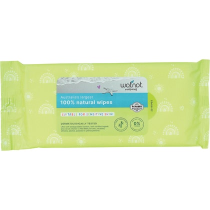 WOTNOT Organic Wipes Refill Travel Pack 20 pcs