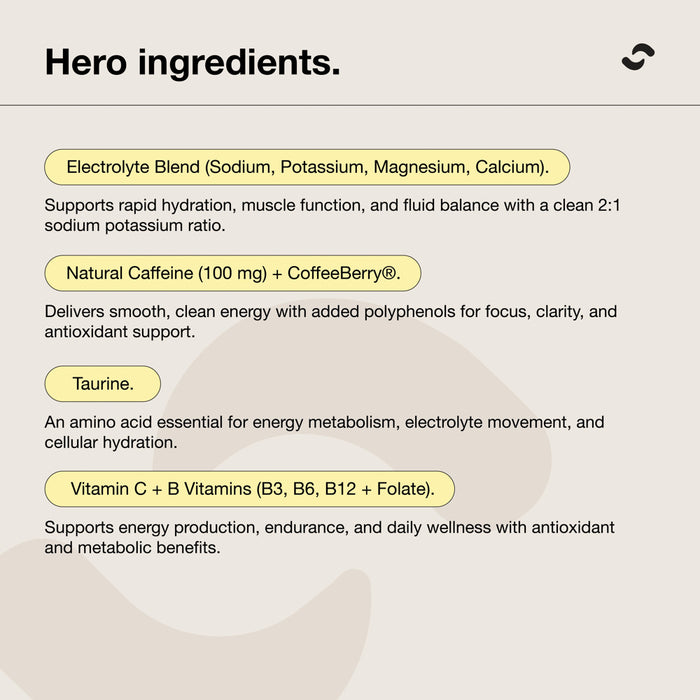 SWITCH NUTRITION Hydrate + Caffeine Mango Passionfruit 300g