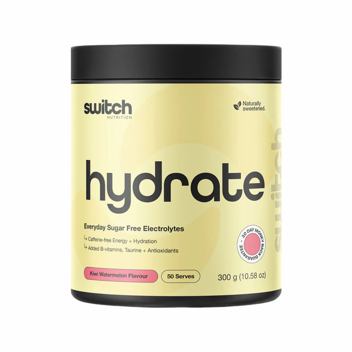 SWITCH NUTRITION Hydrate Everyday Sugar Free Electrolytes Kiwi Watermelon 300g