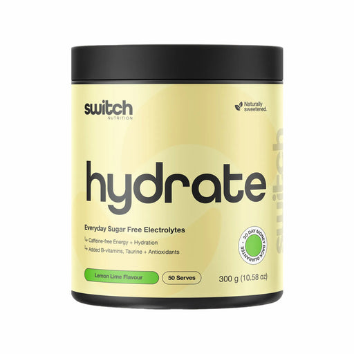 SWITCH NUTRITION Hydrate Everyday Sugar Free Electrolytes Lemon Lime 300g